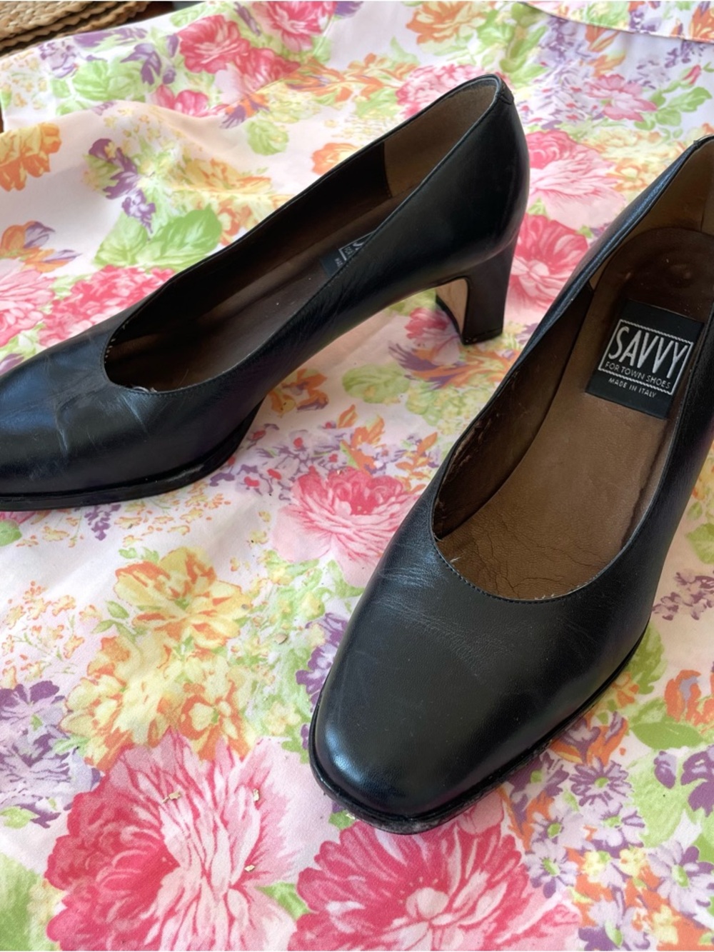 Vintage Italian Leather Pumps - 8.5